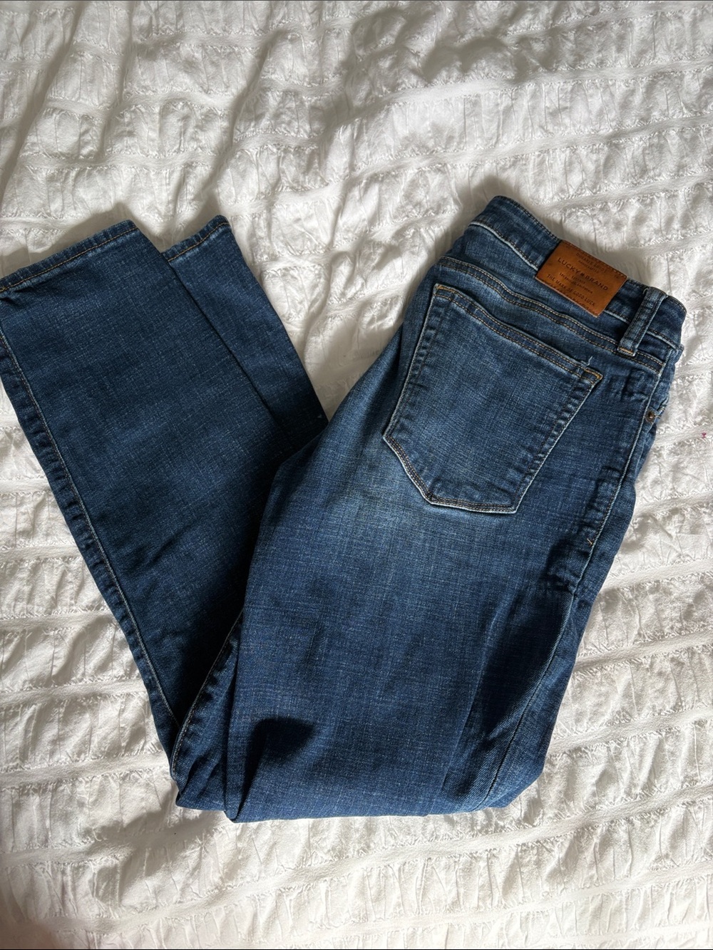 Lucky Brand Women's Dark Blue Straight Leg Jeans